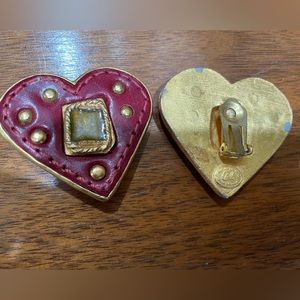 Vintage earrings from Christian Lacroix. Barley worn!